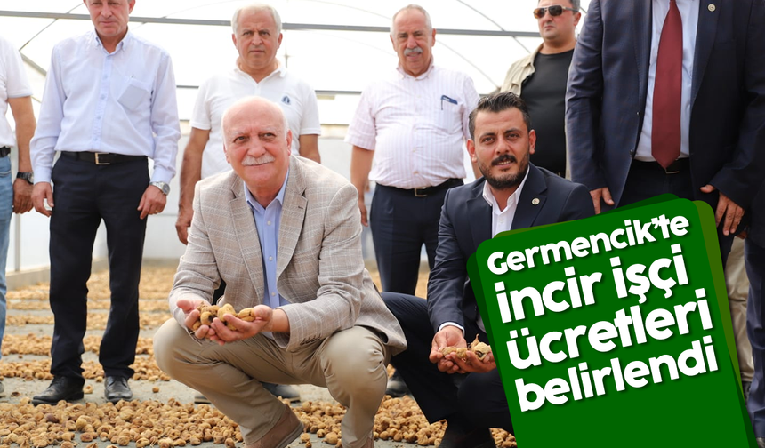 Germencik’te incir işçi ücretleri belirlendi
