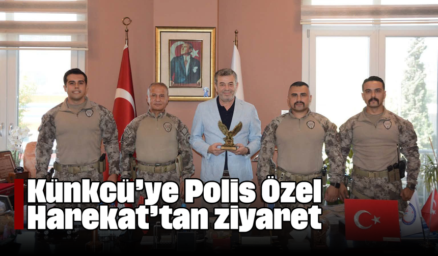 Künkcü’ye Polis Özel Harekat’tan ziyaret