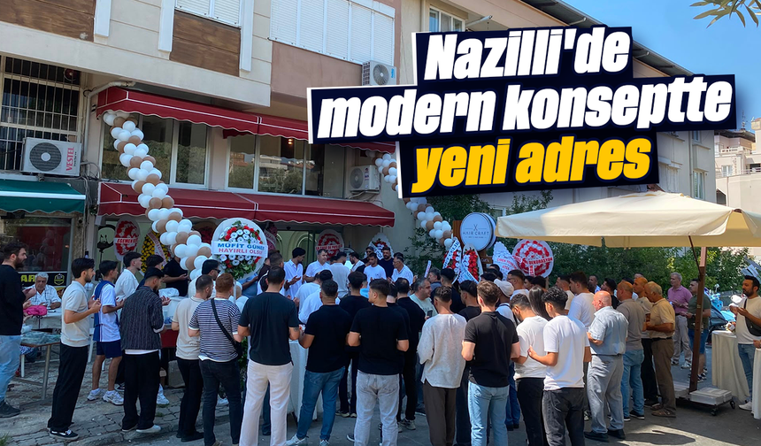 Nazilli'de modern konseptte yeni adres