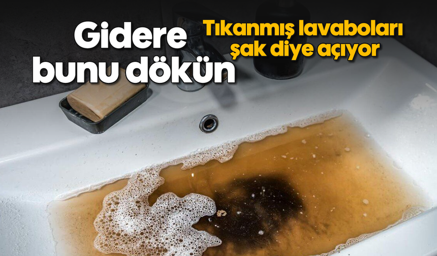 Gidere bunu dökün: Biriken yağ ve kalıntıları yumuşatıyor