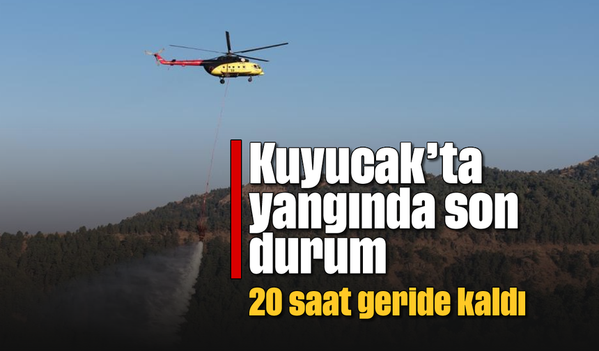Kuyucak'ta yangında son durum: 20 saat geride kaldı