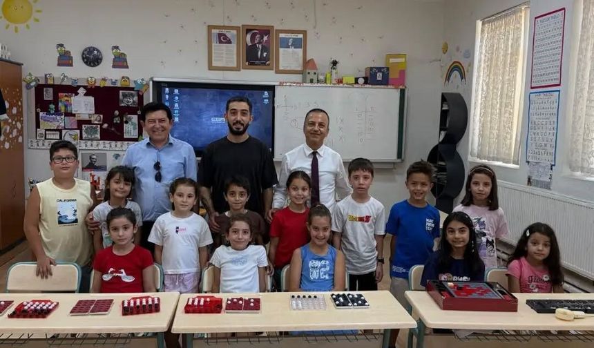 Yenipazar’da çocuklar yaz tatilini akıl ve zeka oyunlarıyla değerlendiriyor