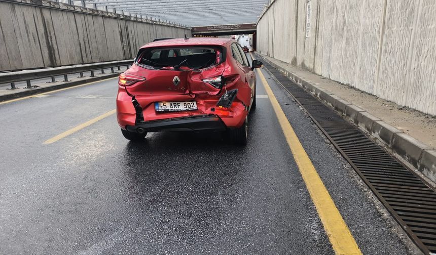 Aydın'da yağış kazaları da beraberinde getirdi