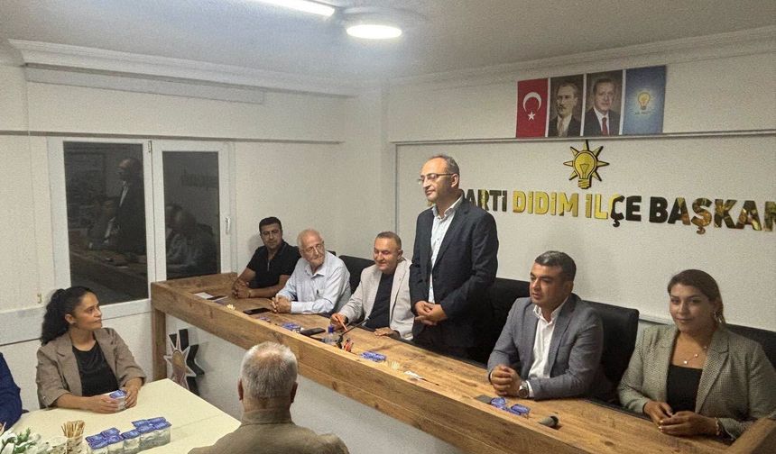 AK Partili Karakaş’tan Didim teşkilatına ziyaret