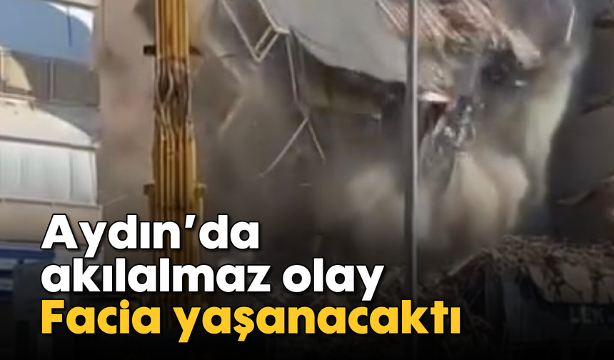 Aydın'da akıl almaz olay: Facia yaşanacaktı