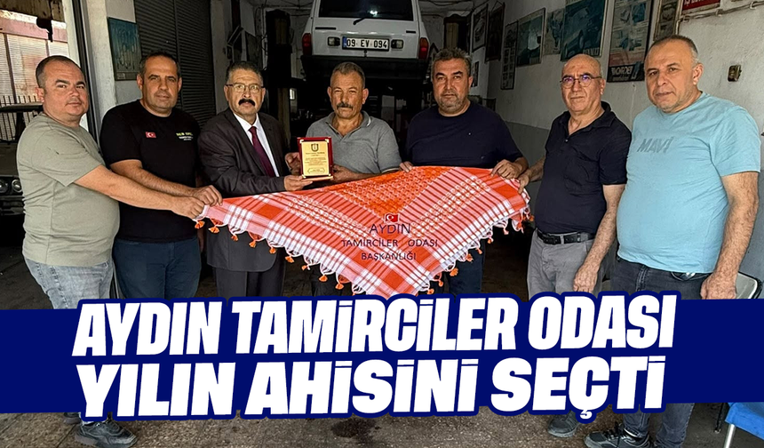 Aydın Tamirciler Odası, yılın ahisini seçti