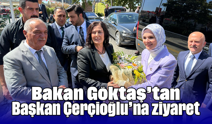 Bakan Göktaş’tan Başkan Çerçioğlu’na ziyaret
