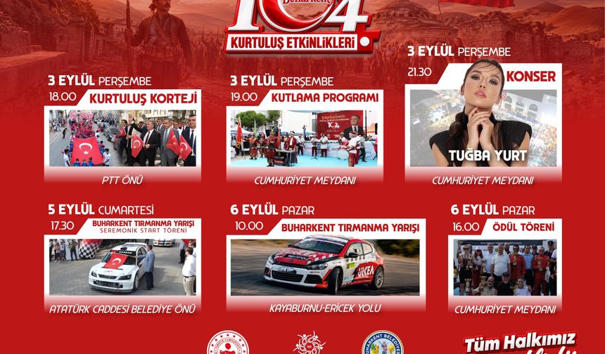 Buharkent’te 104’ncü yıl coşkusu başlıyor: Tuğba Yurt hayranları ile buluşacak