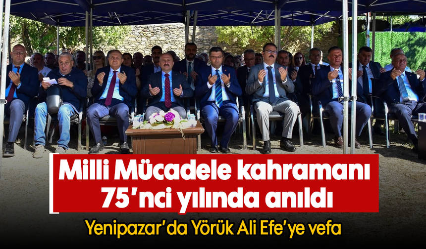 Milli Mücadele kahramanı 75’nci yılında anıldı