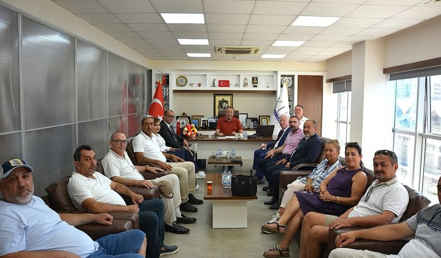 CHP'li Başkan Sargın'dan KUTO Başkanı Akdoğan'a ziyaret