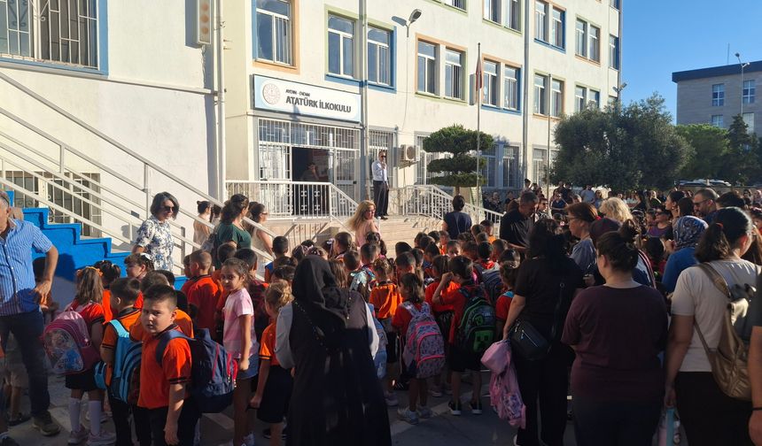 Didim’de ders zili çaldı: 14 bin 109 öğrenci sınıfları doldurdu
