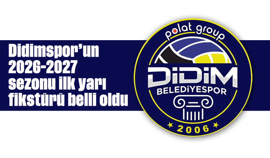 Didimspor’un 2026-2027 sezonu ilk yarı fikstürü belli oldu