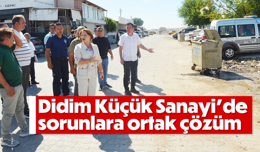 Didim Küçük Sanayi’de sorunlara ortak çözüm