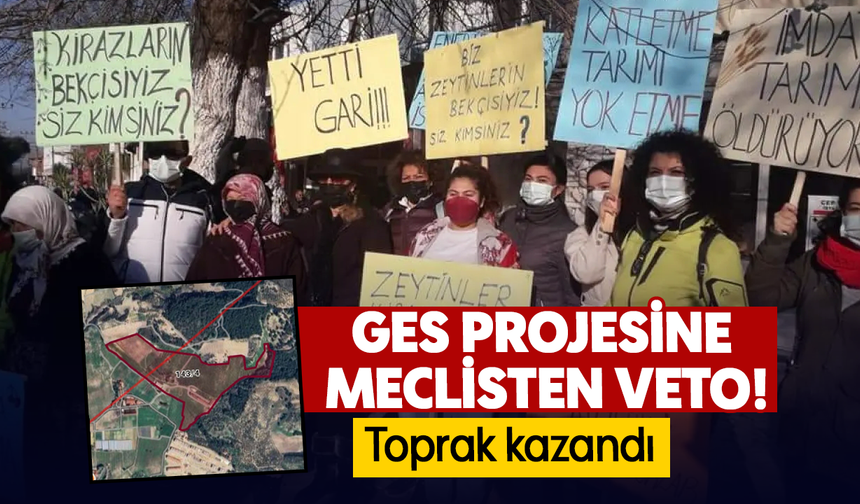 GES projesine meclisten veto!: Toprak kazandı