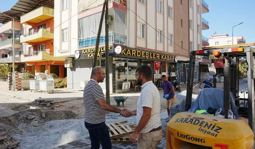 Germencik Park Mahallesi’nde yollar yenileniyor