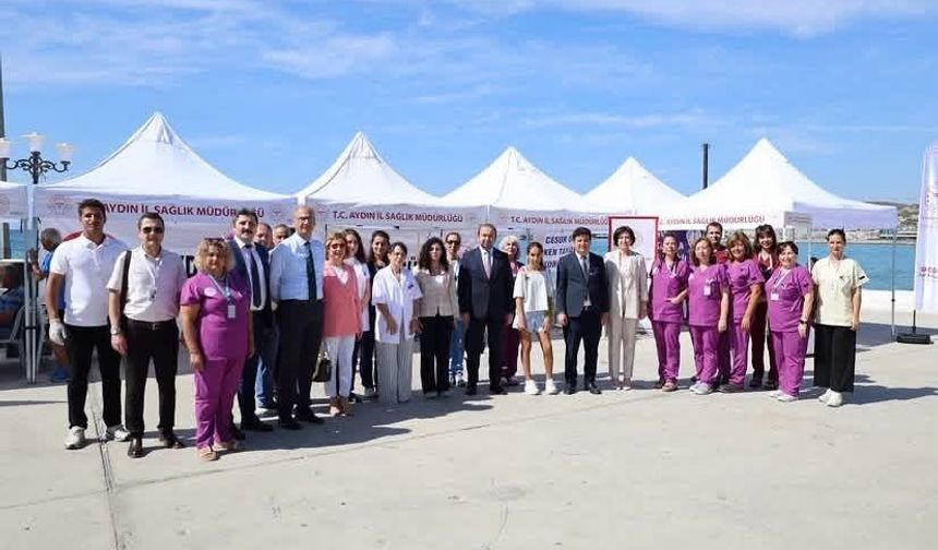 Kuşadası'nda 'Halk Sağlığı' için anlamlı etkinlik