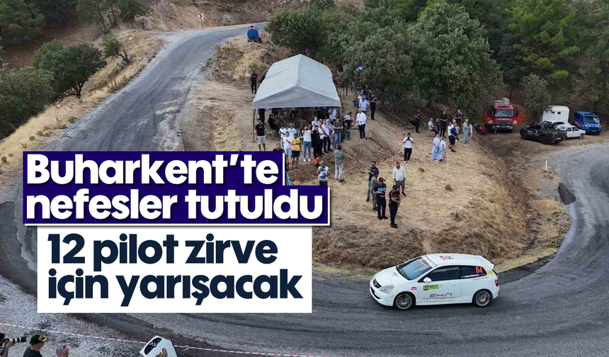 Buharkent’te nefesler tutuldu: 12 pilot zirve için yarışacak