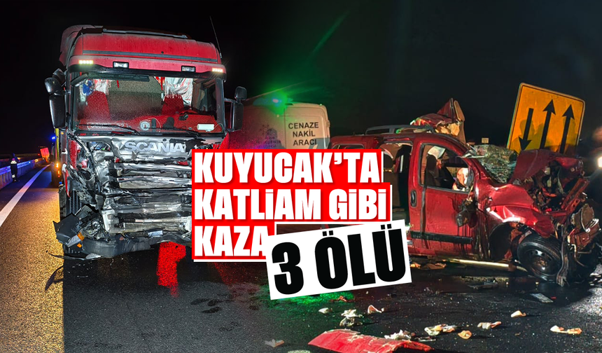 Kuyucak'ta katliam gibi kaza; 3 ölü