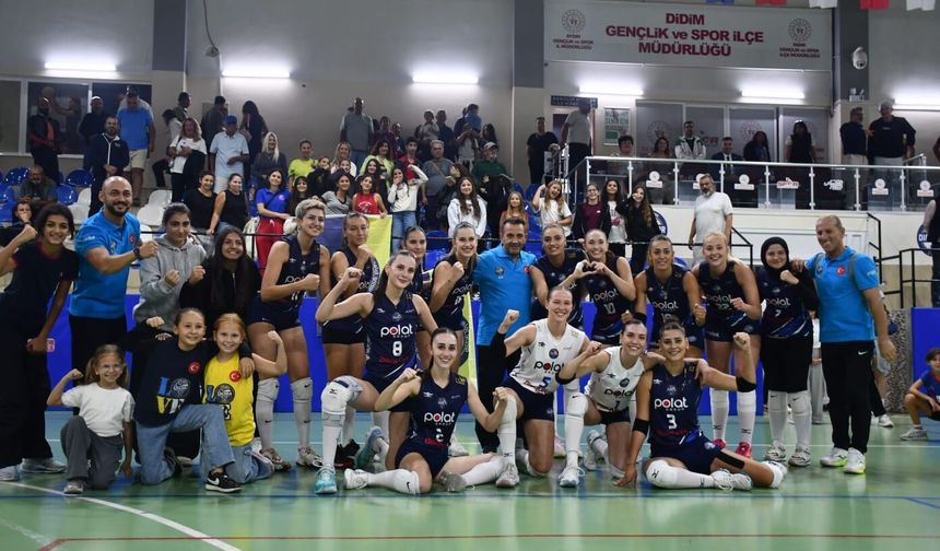 Polat Group Didim Belediyespor evinde galip; 3-0