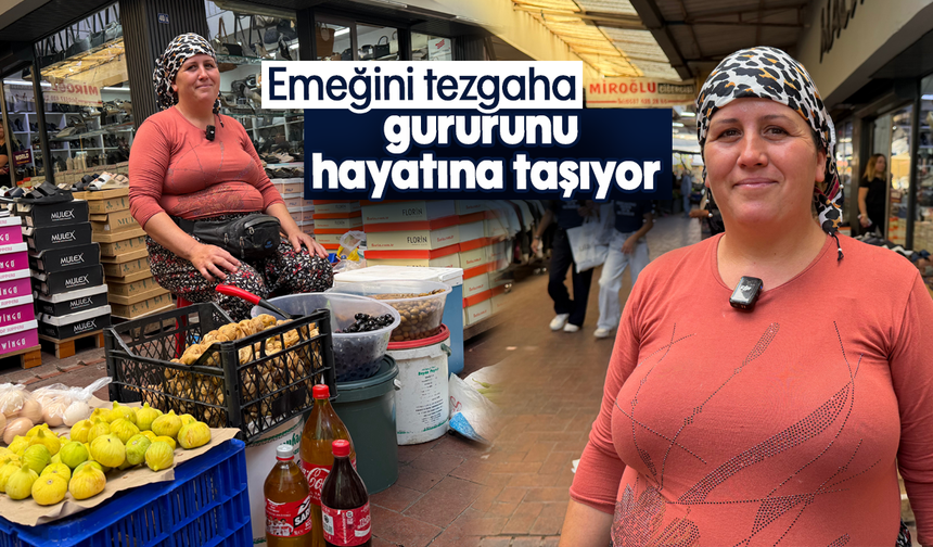 Emeğini tezgaha, gururunu hayatına taşıyor