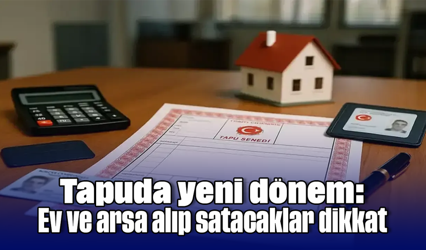 Tapuda yeni dönem: Ev ve arsa alıp satacaklar dikkat