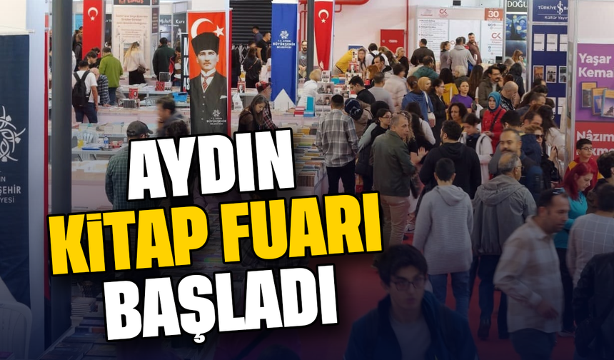 Aydın Kitap Fuarı başladı