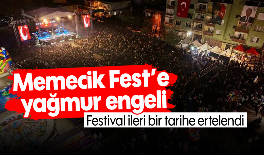 Memecik Fest’e yağmur engeli: Festival ileri bir tarihe ertelendi