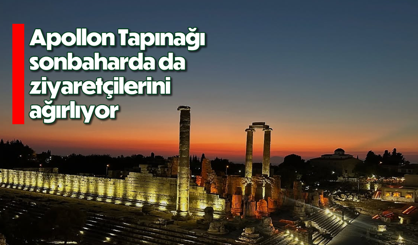 Apollon Tapınağı sonbaharda da ziyaretçilerini ağırlıyor