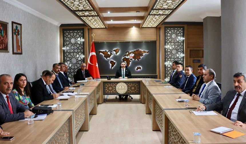 Koçarlı'da kurum amirleri bir araya geldi
