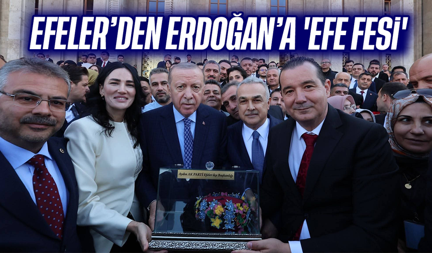Efeler’den Erdoğan’a 'Efe Fesi'