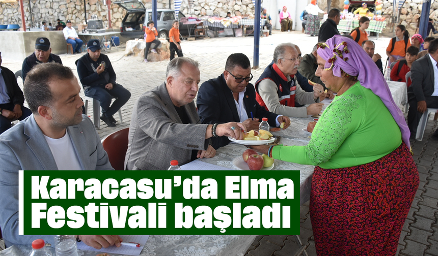 Karacasu’da Elma Festivali başladı