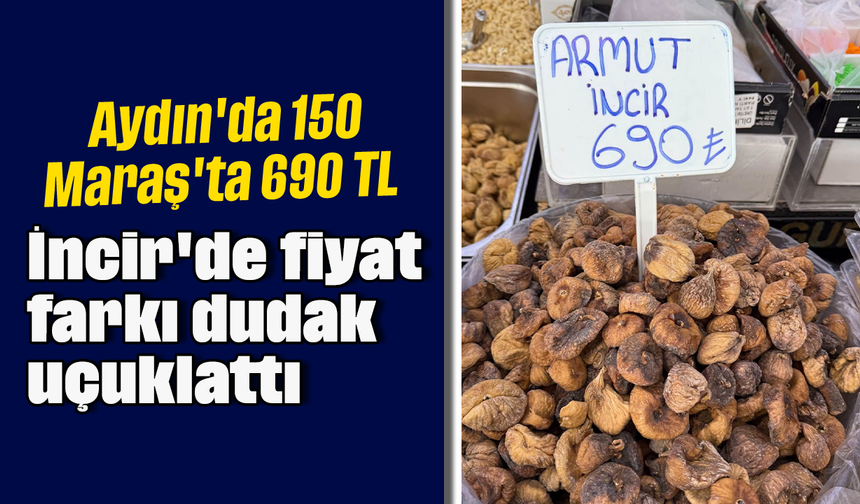 Aydın'da 150, Maraş'ta 690 TL: İncir'de fiyat farkı dudak uçuklattı