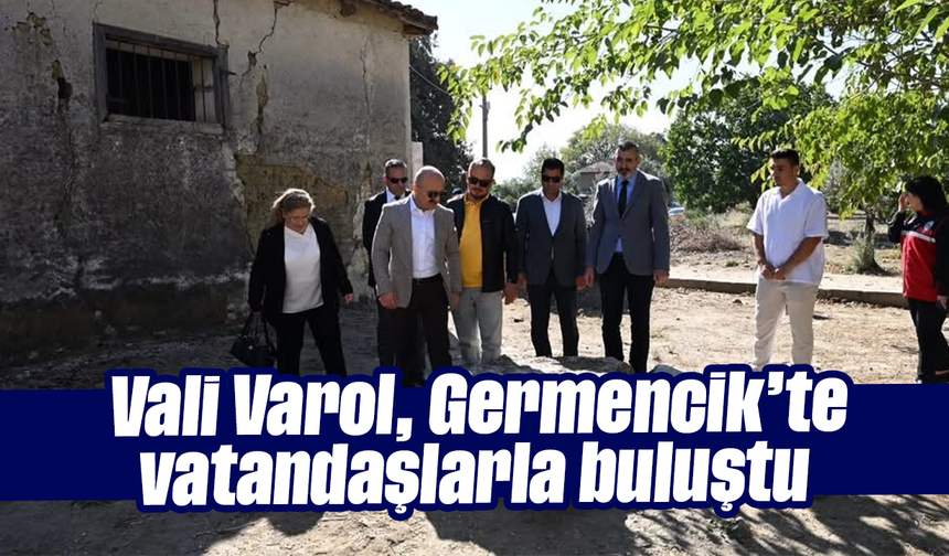 Vali Varol, Germencik’te vatandaşlarla buluştu