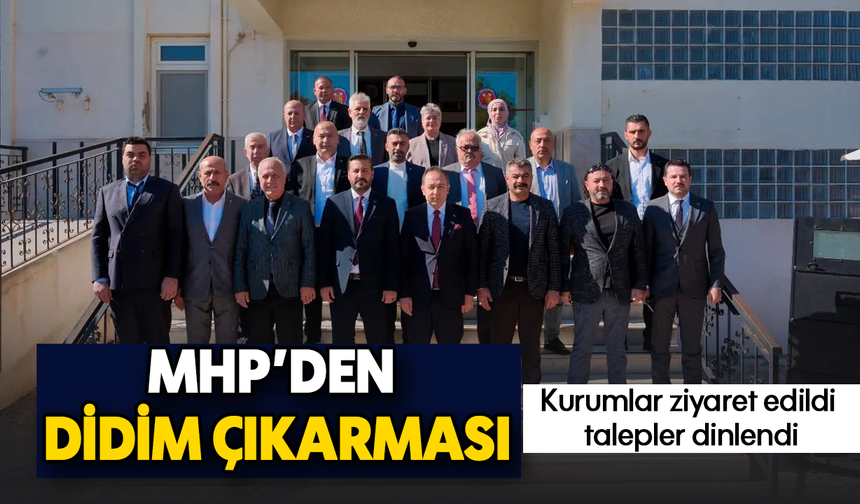 MHP’den Didim çıkarması! Kurumlar ziyaret edildi, talepler dinlendi