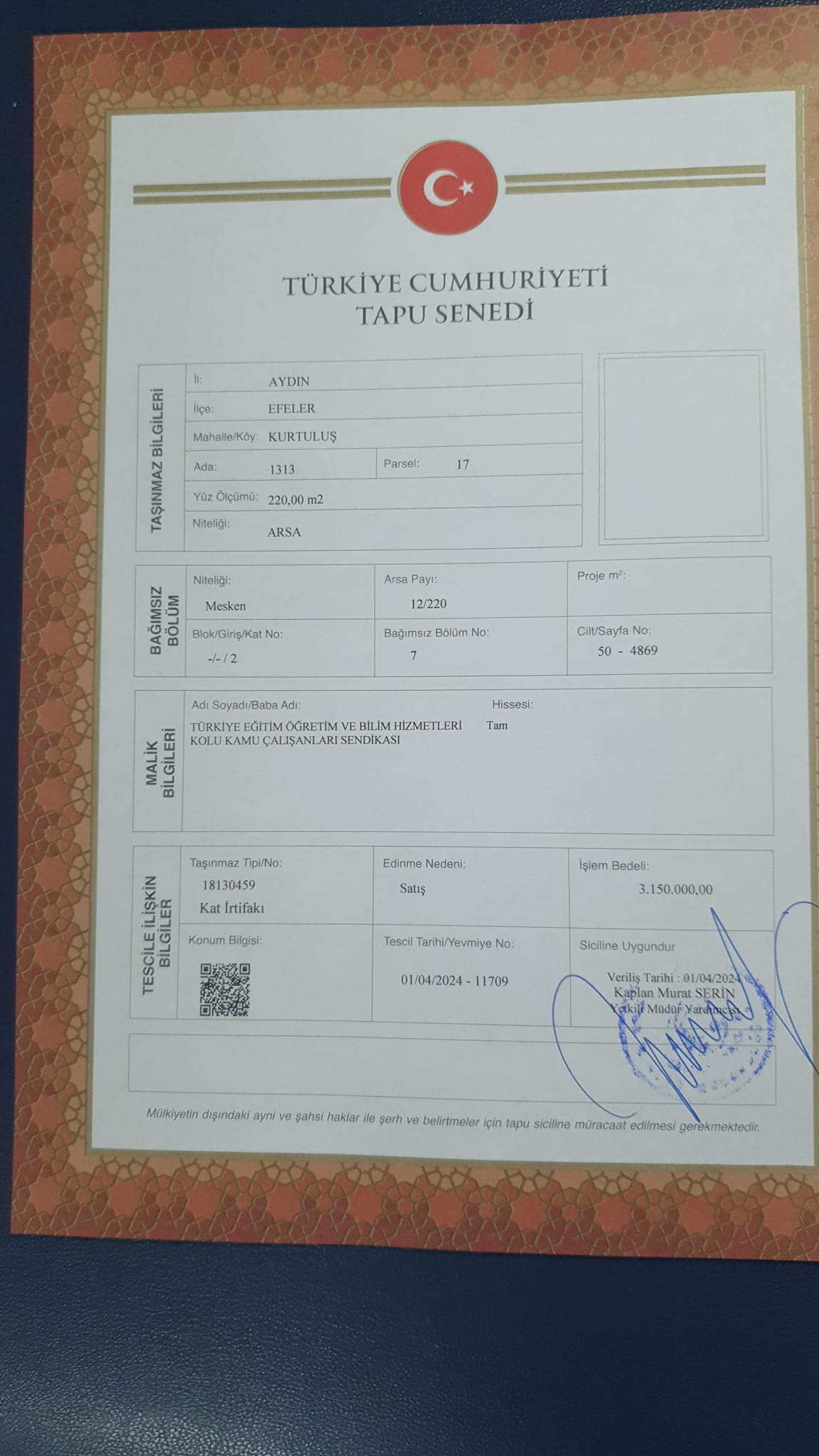 Turk Egitim Sen Aydinda Bina Alarak Kiradan Kurtuldu 461203 883A3Bd80700116Ba6A8819Db69F9E1E