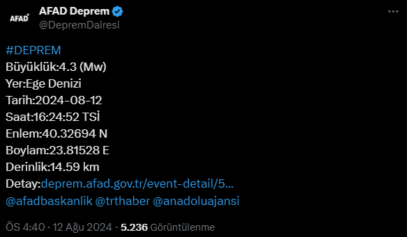 Egede Korkutan Deprem 494559 Cf85991Ae0E311697B5920Ea0F0755Cd