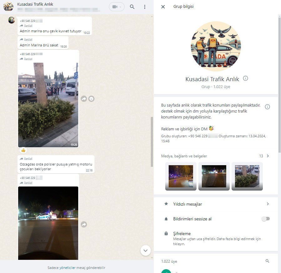 Polisin Yaptigi Denetimlerden Kacmak Isteyenler Whatsapp Grubu Kurmus 8A2Eb1E177D404Ce16A31C7Abde2C8Df