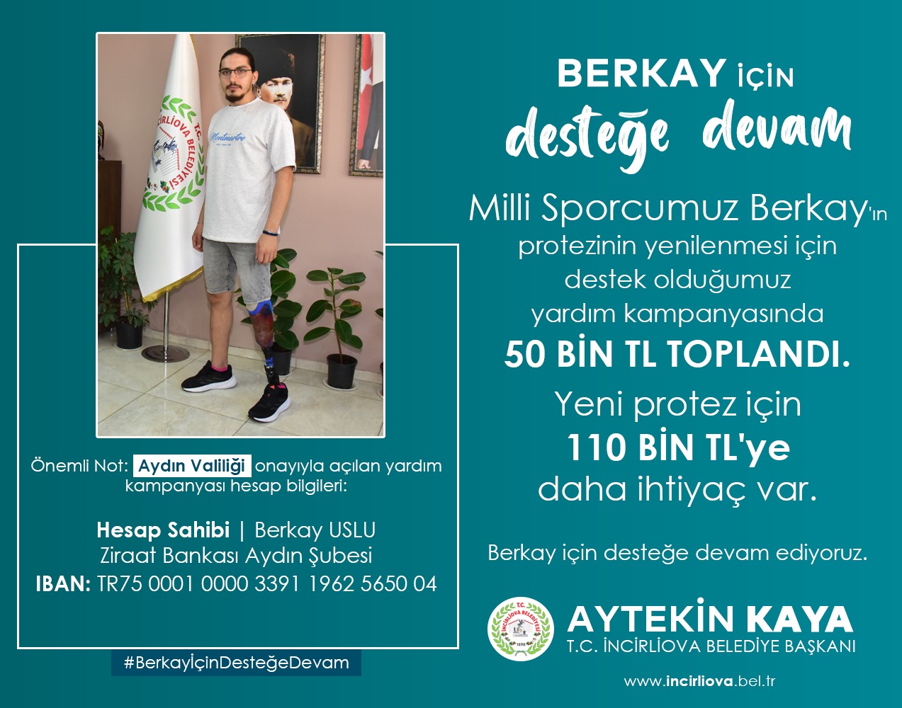 Baskan Kaya Destek Cagrisini Yineledi Berkay Icin Destege Devam 508474 Eadbf7965D96E181189F6559Ace78B79