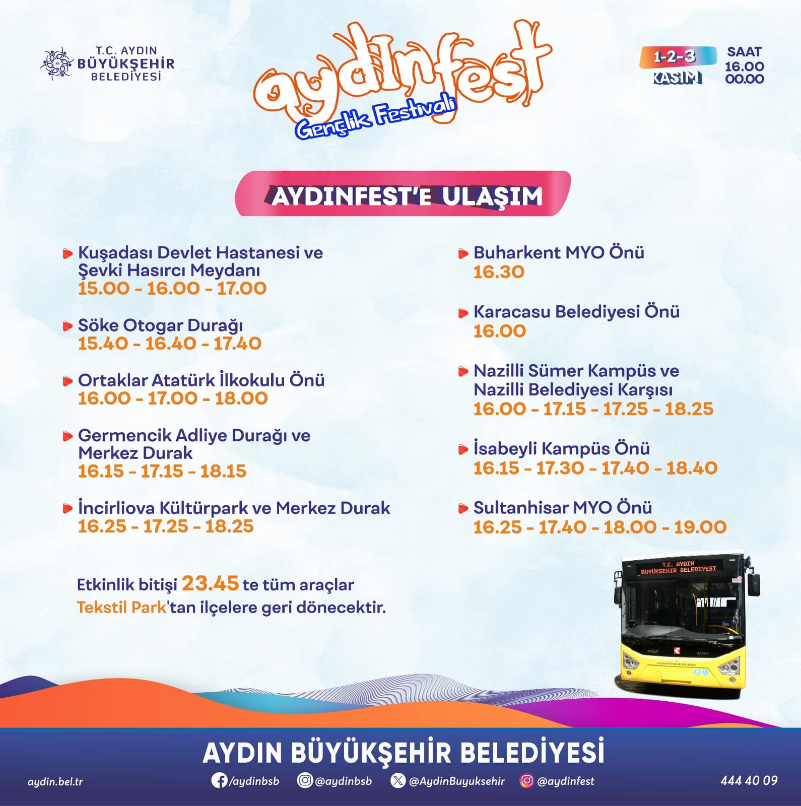 Buyuksehirden Aydinfest Icin Ek Seferler 516187 B57B8046Ac920687D0C0D7B852D0C1B1