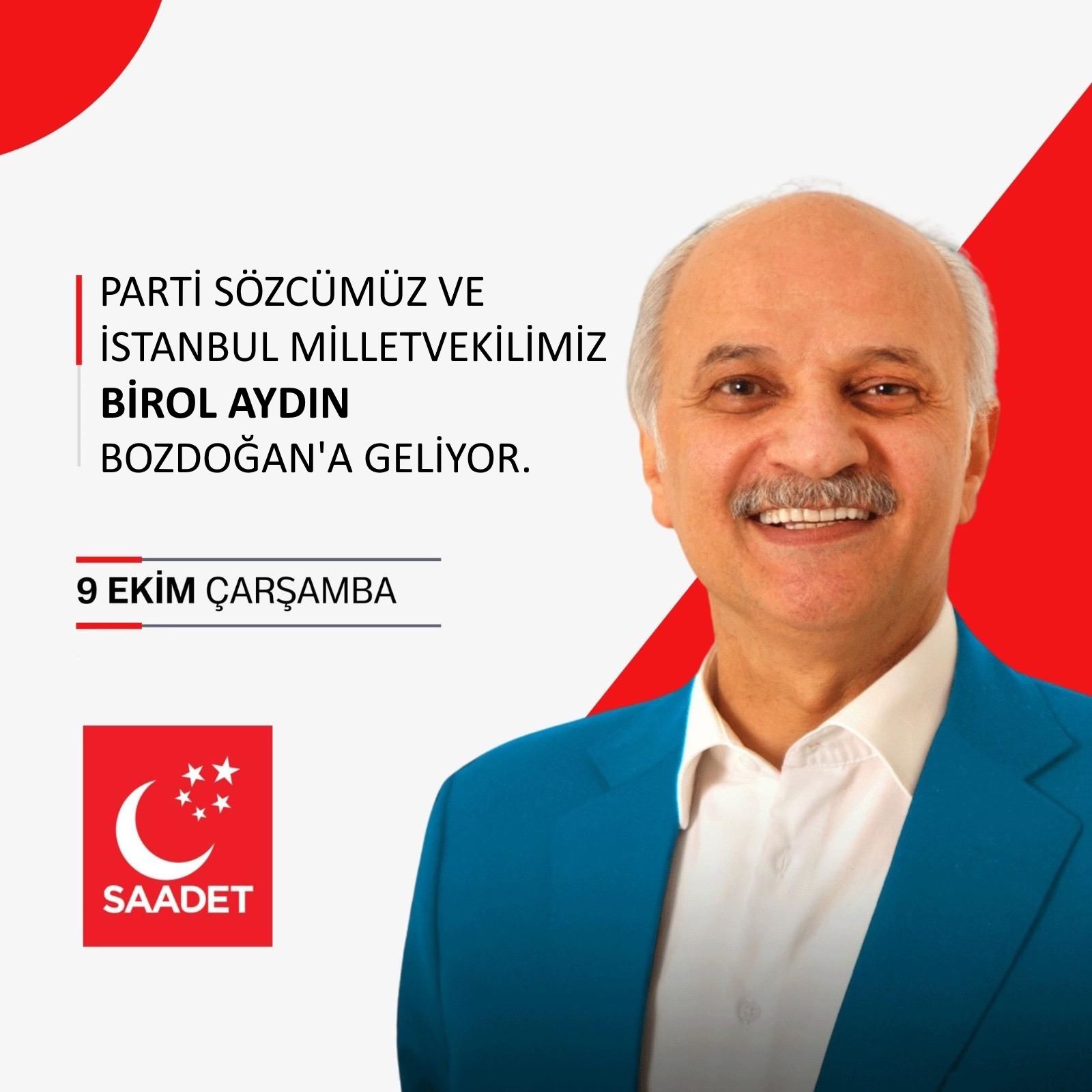 Saadet Parti Sozcususu Bozdogana Geliyor Miilletvekili Aydin Vatandaslarla Bulusacak 509867 F359E72Dfe32230D74E4Bd163Baf6152