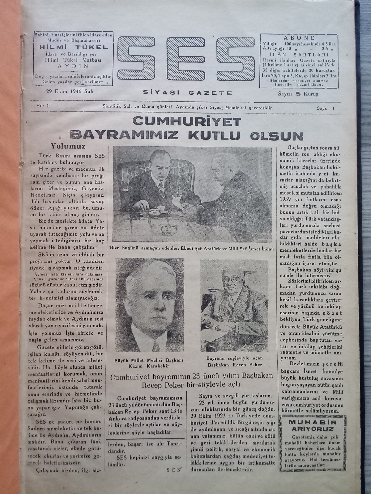 Ses Gazetesi 79 Yasinda 515563 83C986Bff68F773126E6D6E55B678672