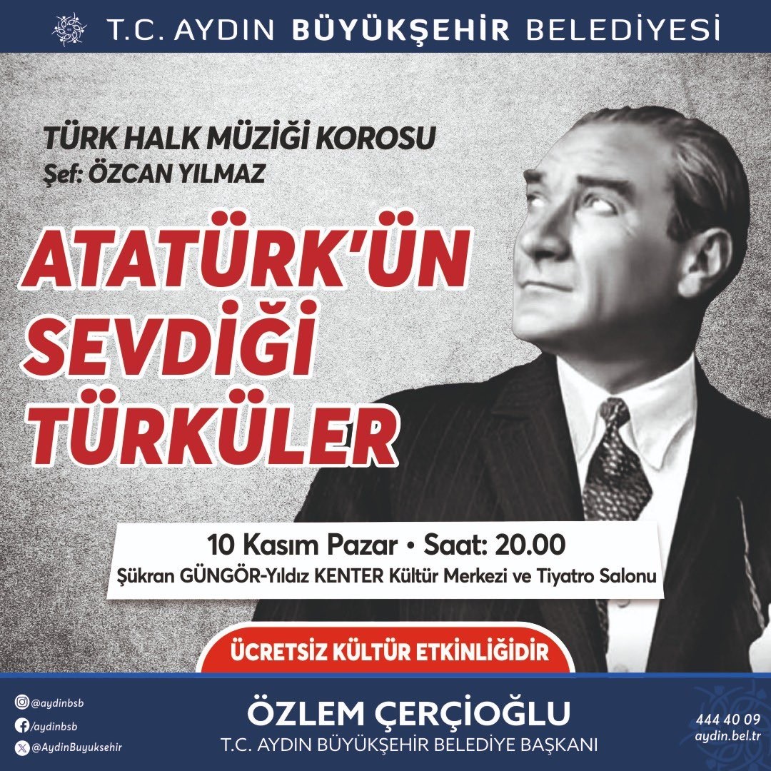 Aydinlilar Ataturkun Sevdigi Turkuleri Hep Birlikte Soyleyecek A6C352Fdb0Bd1Cd4B0927A8Efe97Fda8