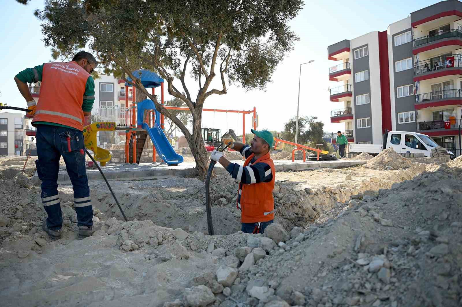 Kusadasi Belediyesi Degirmenderede Park Yenileme Calismasina Basladi 0Efbf9A14E96F88D1188F27C3Dd87129