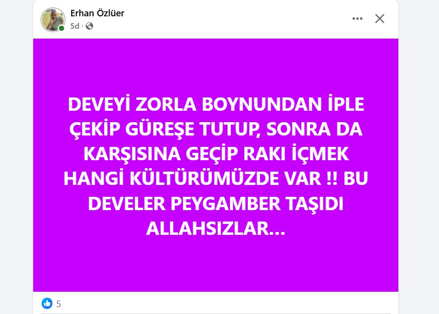 Aydinspor Baskani Ozluerden Deve Guresleri Cikisi Develer Peygamber Tasidi Allahsizlar 525896 Eceac3D5C943D78B3Dcbb26E5258F3C6