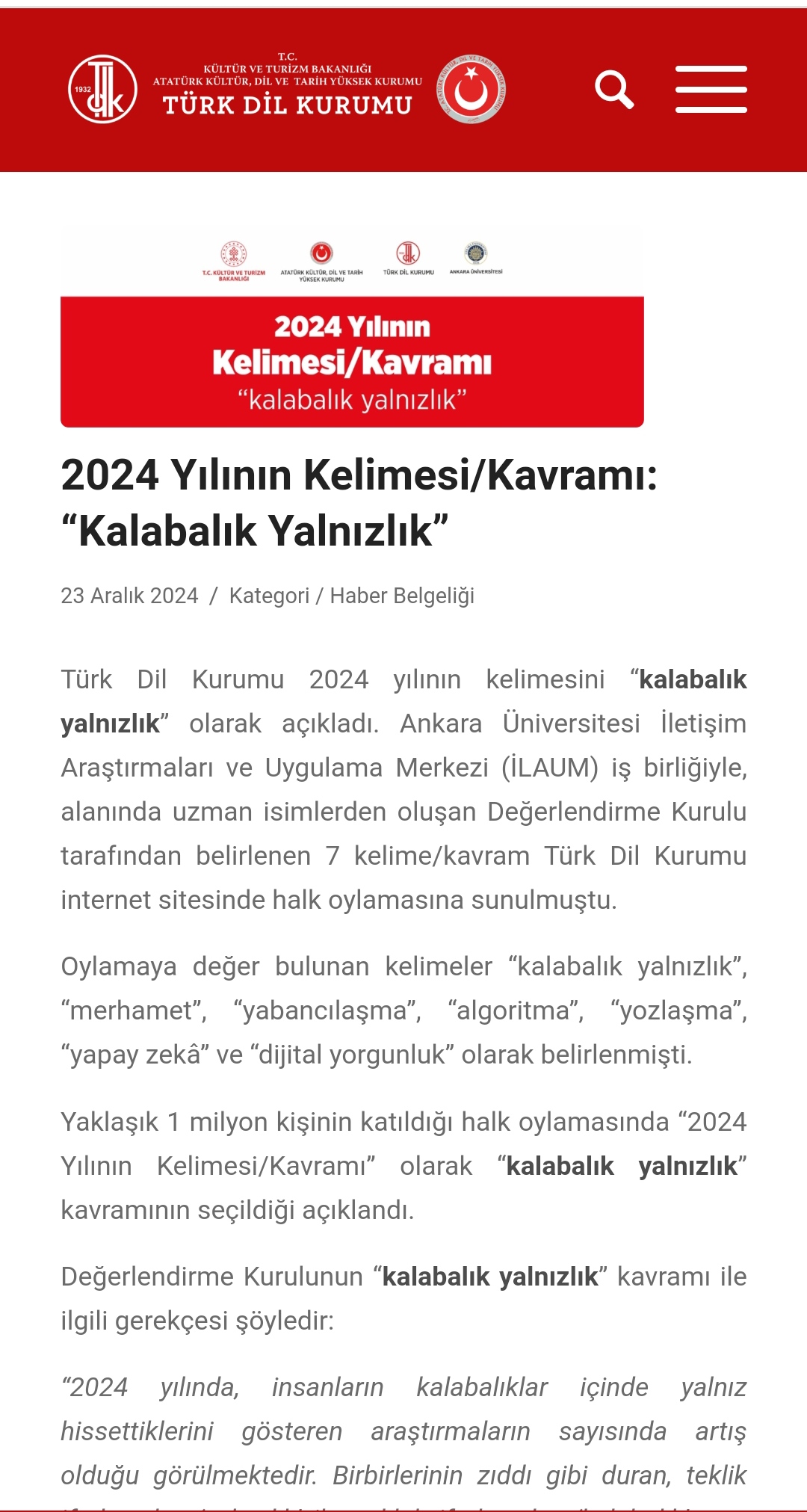 Turkiyede 2024 Yilinin Kelimesi Belli Oldu 530494 Eee12Bd5B1A49C7D3E16F9F5F8455A30