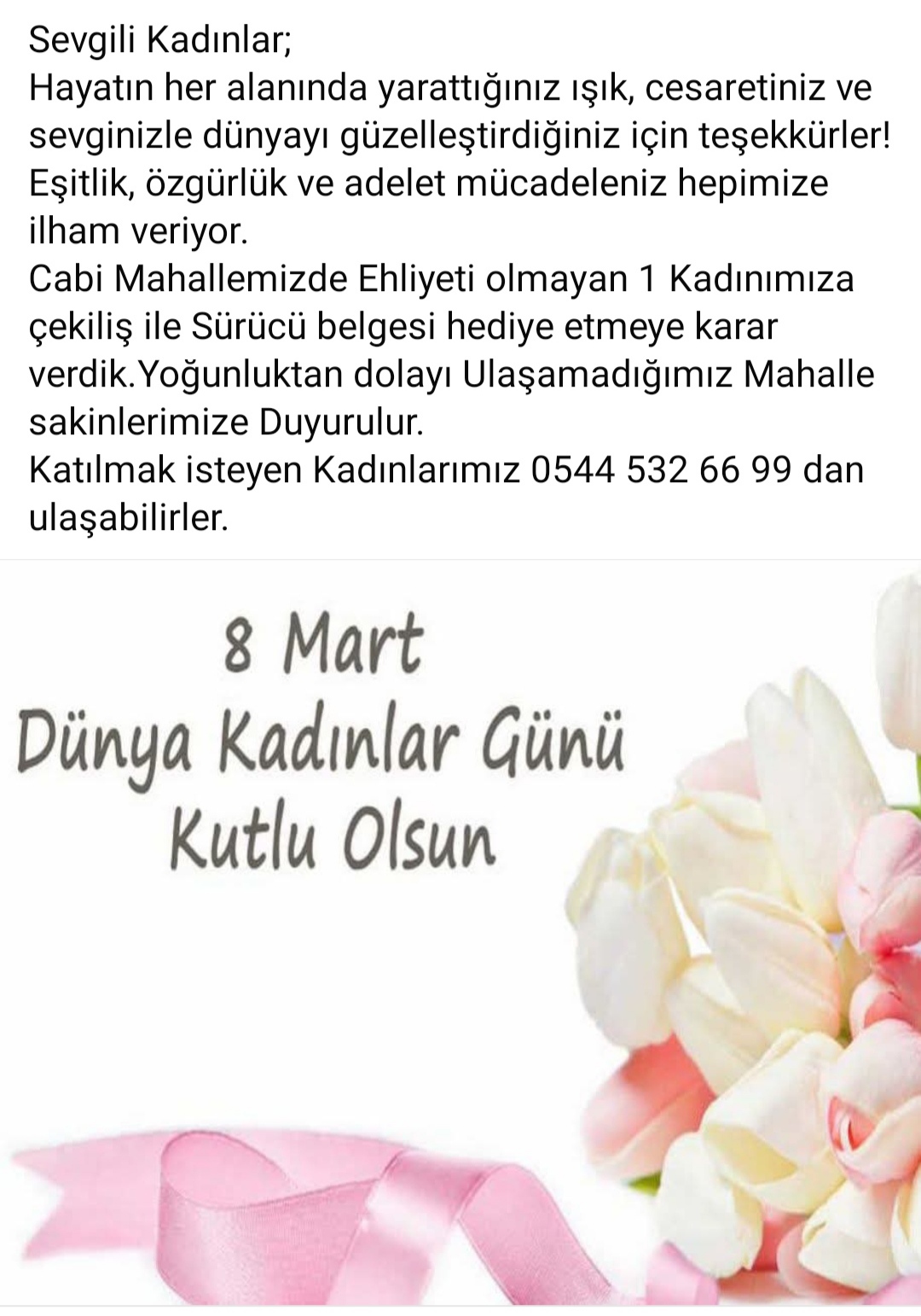 Karacasulu Muhtar 1 Kadina Ehliyet Hediye Edecek 550215 9D45E094Bbecf7B14Aaf4521510D8Aa0