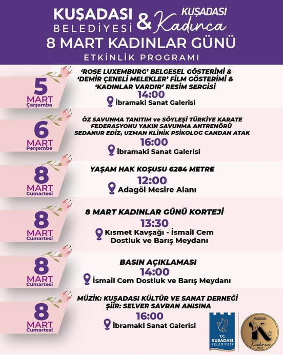 Kusadali Kadinlar Omuz Omuza 8 Marta Hazirlaniyor 549824 9E24477Dcf0B45B21Bd9F36E541D34Ee