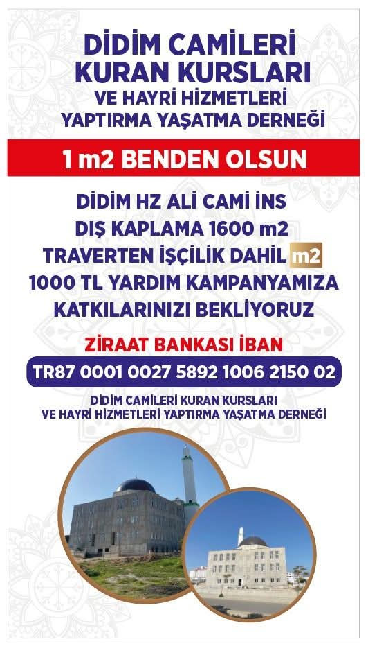 Didimde Hz Ali Camii Insaati Destek Bekliyor 558262 1D6Cf185B548Fef11F75C07Ef15902D0