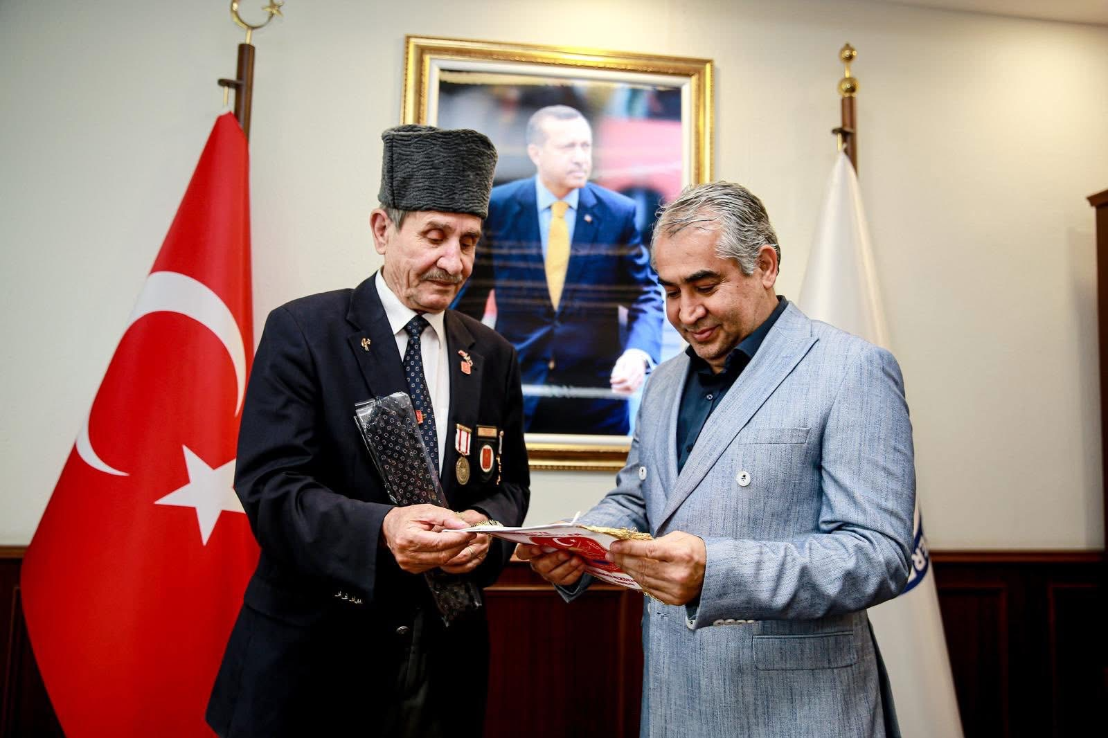 Gazilerden Rektor Kente Ziyaret