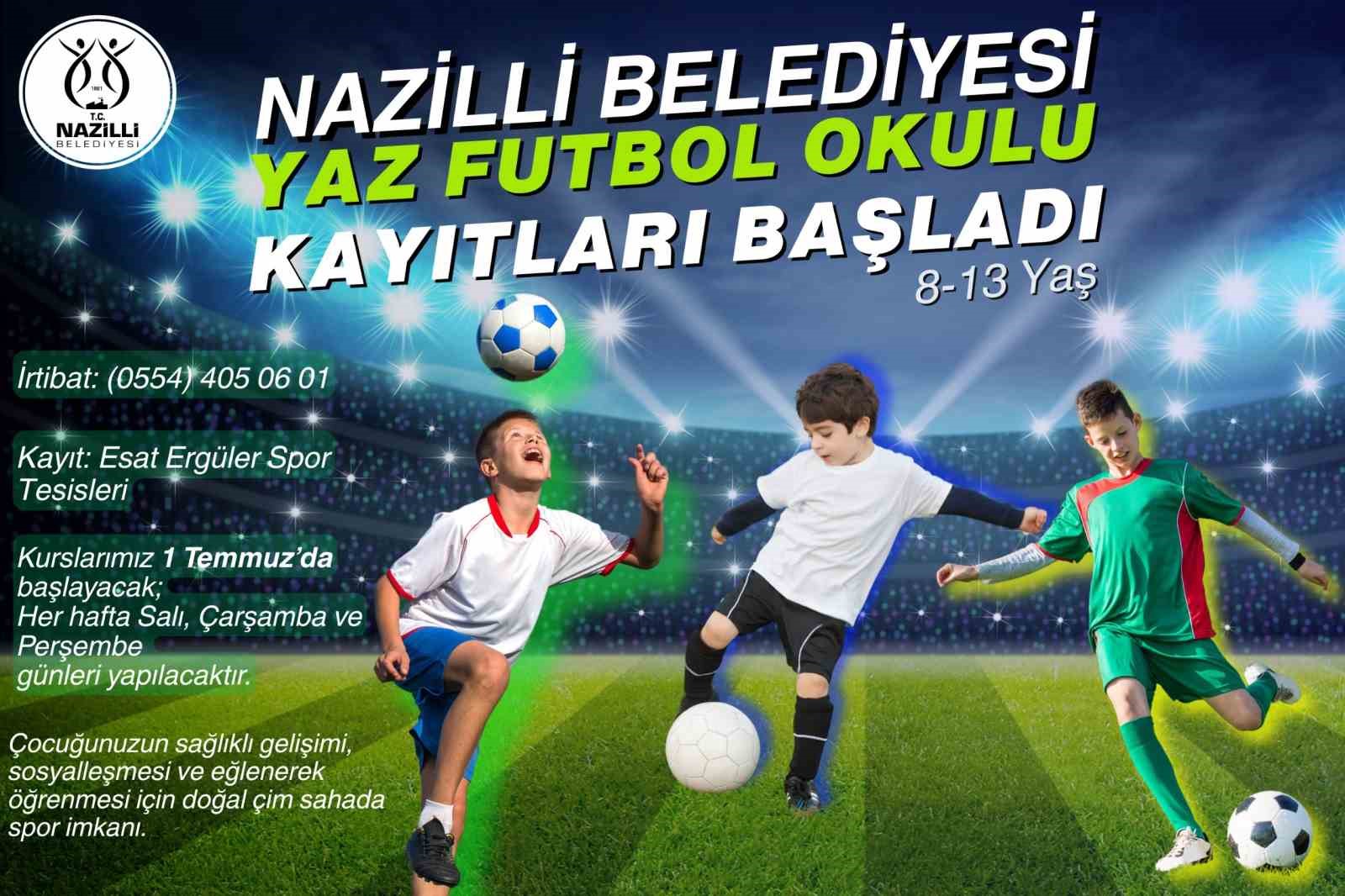 Nazilli Belediyesi Yaz Futbol Okulu Kayitlari Basladi 6C6D7F542F402B57E2D02B1C3F874E6E